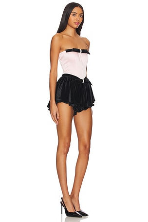 Nana Jacqueline Valentine Romper in Rose