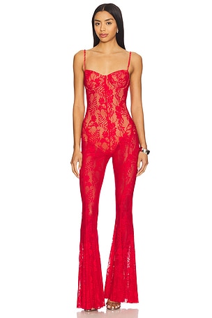 Underwire Fishtail Jumpsuit With Bodysuit Norma Kamali