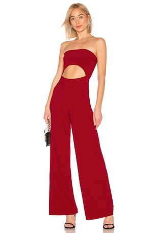 Norma kamali strapless jumpsuit online