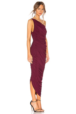 Norma Kamali Diana Gown in Purple