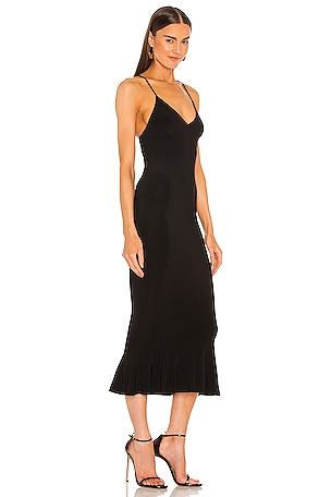 Norma Kamali x REVOLVE Slip Fishtail Dress in Black