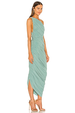 Norma Kamali Diana Gown in Mint