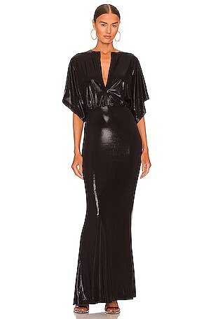 norma kamali obie jersey maxi dress Obie striped stretch-jersey maxi dress