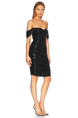 Norma Kamali ROBE WALTER en Noir