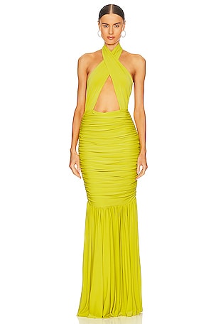 cut out halter mini dress Criss Cross Halter Ruched Mini Dress