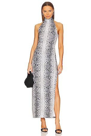Halter Turtleneck Gown Halter Turtleneck Gown