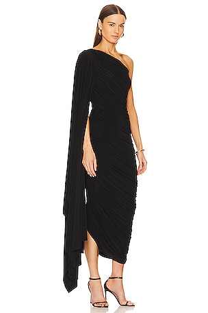 Norma Kamali Diana Gown W/ Sleeve in Black