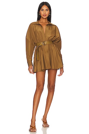Oversized Shirt Flared Mini DressNorma Kamali$123