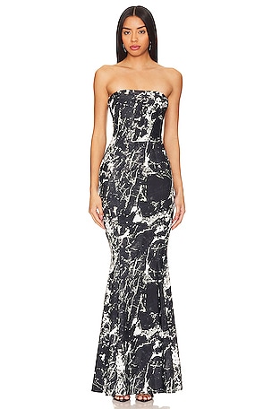 Strapless Fishtail Gown Norma Kamali