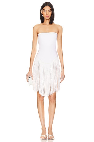 x REVOLVE Fringe Dress Norma Kamali