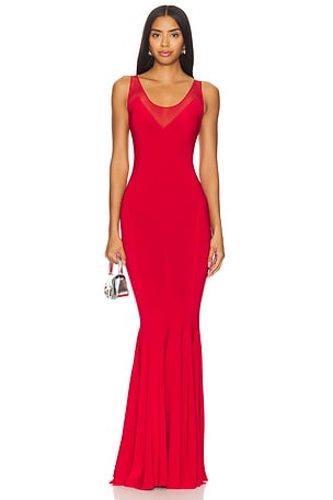 Racer Fishtail Gown Norma Kamali