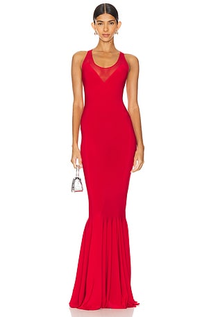 Racer Fishtail Gown Norma Kamali