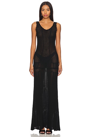 Scoop Neck Tank Crochet DressNorma Kamali$625