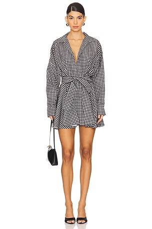 Oversized Shirt Flared Mini Dress Norma Kamali