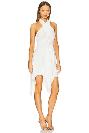 Norma Kamali Convertible Dress in Cream. Size XXS. Also