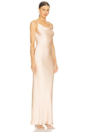 Norma Kamali Maria Slip Gown in Blush