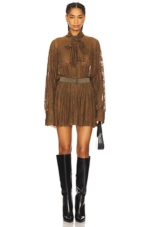 x REVOLVE X Revolve Super Oversized Boyfriend Shirt Flared Mini Dress Norma Kamali