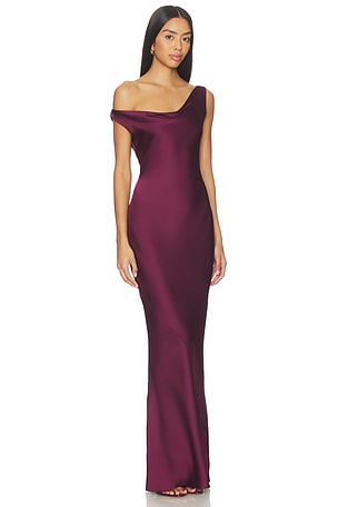 Norma Kamali Drop Shoulder Maria Gown en Wene