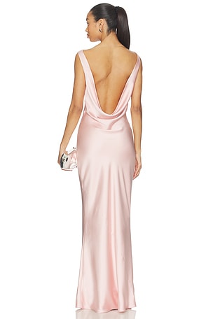 SLEEVELESS LOW BACK DRAPE 가운 Norma Kamali