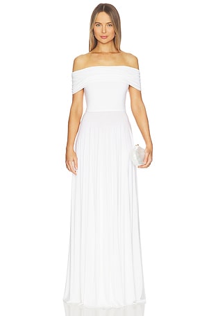 SLEEVELESS COWL NECK FLARED ガウン Norma Kamali