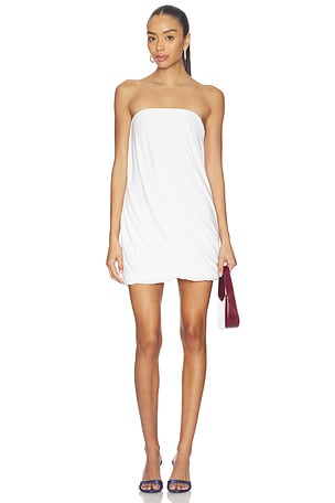 Strapless Twist Mini Dress Norma Kamali