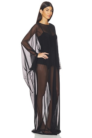 Norma Kamali Caftan in Black