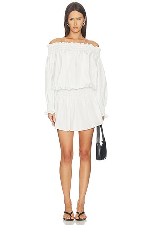 Long Sleeve Peasant Mini Dress Norma Kamali