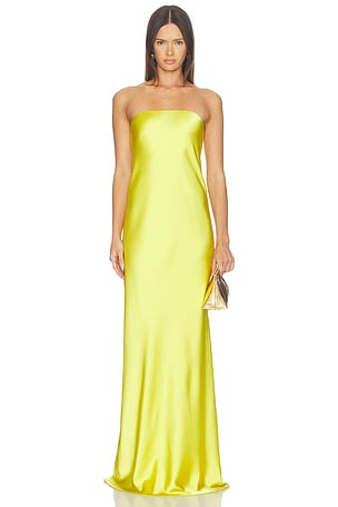 Bias Strapless Gown Norma Kamali