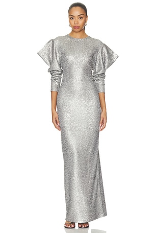 Wing Sleeve Gown Norma Kamali