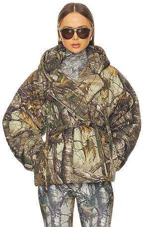 Hooded Sleeping Bag Jacket Norma Kamali