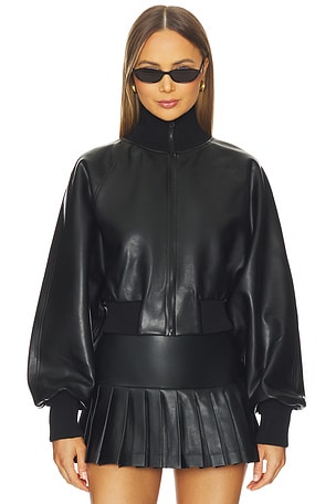 Oversized Turtleneck Bomber Jacket To Waist Norma Kamali