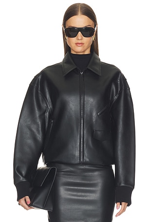 Oversized Mens Classic Zip Front Jacket Norma Kamali