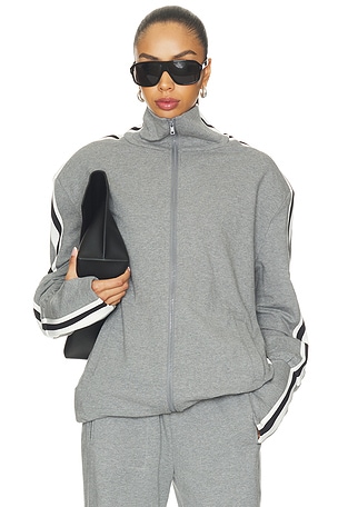 Oversized Side Stripe Turtle Jacket Norma Kamali