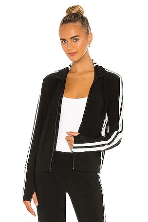 Norma kamali side stripe turtle jacket sale