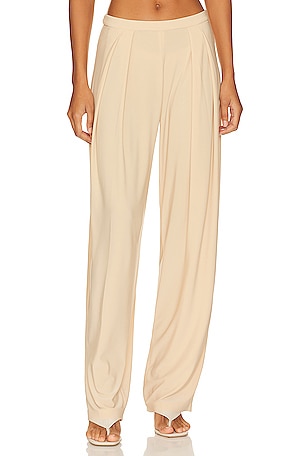 Tapered Pleated Trouser Norma Kamali
