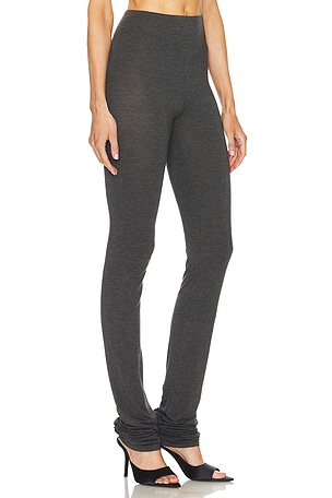 Norma Kamali Lazy Legging in Charcoal