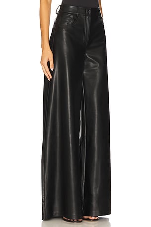 Norma Kamali Elephant Jean in Black