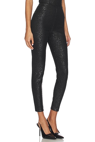 Norma Kamali Cropped Legging in Black