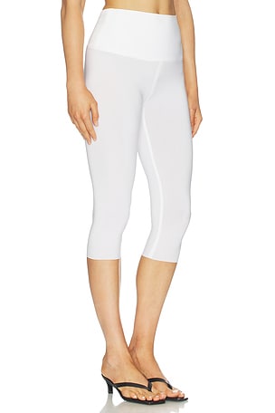 Norma Kamali x Lifestyle Pedal Pusher in White