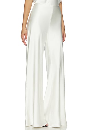 Norma Kamali Bias Elephant Pant in White