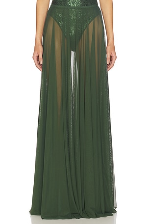 Flared Maxi Skirt Norma Kamali