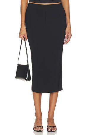 Flat Front Straight Skirt Norma Kamali