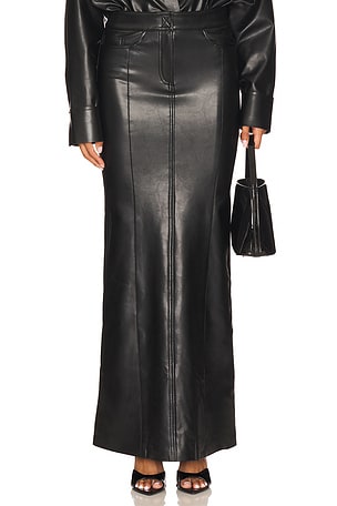 Straight Jean Skirt To Floor Norma Kamali