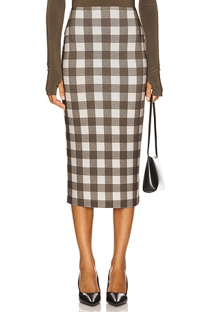 Straight Skirt To Midcalf Norma Kamali