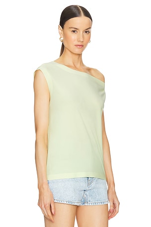 Norma Kamali Drop Shoulder Top in Yellow