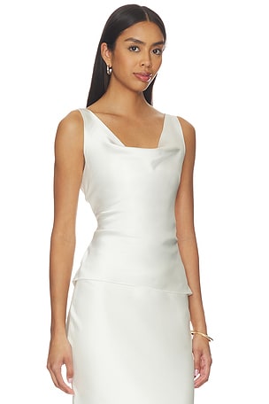 Norma Kamali Maria Top en Blanc