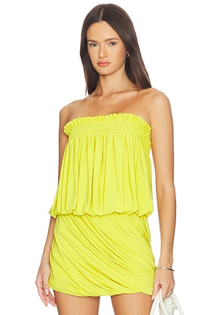 Strapless Peasant Bodysuit Norma Kamali