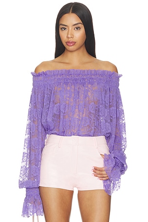 Long Sleeve Peasant Top Norma Kamali
