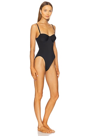 Norma Kamali Underwire Mio One Piece in Black