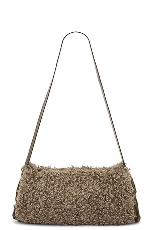 Norma Kamali Muff Bag in Beige